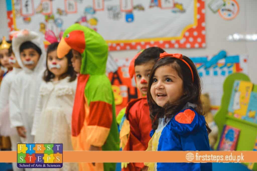 Pre-School students at First Steps